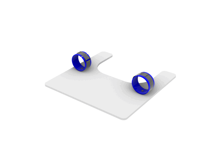 BioForm Cuff Straps to Tray, Medium