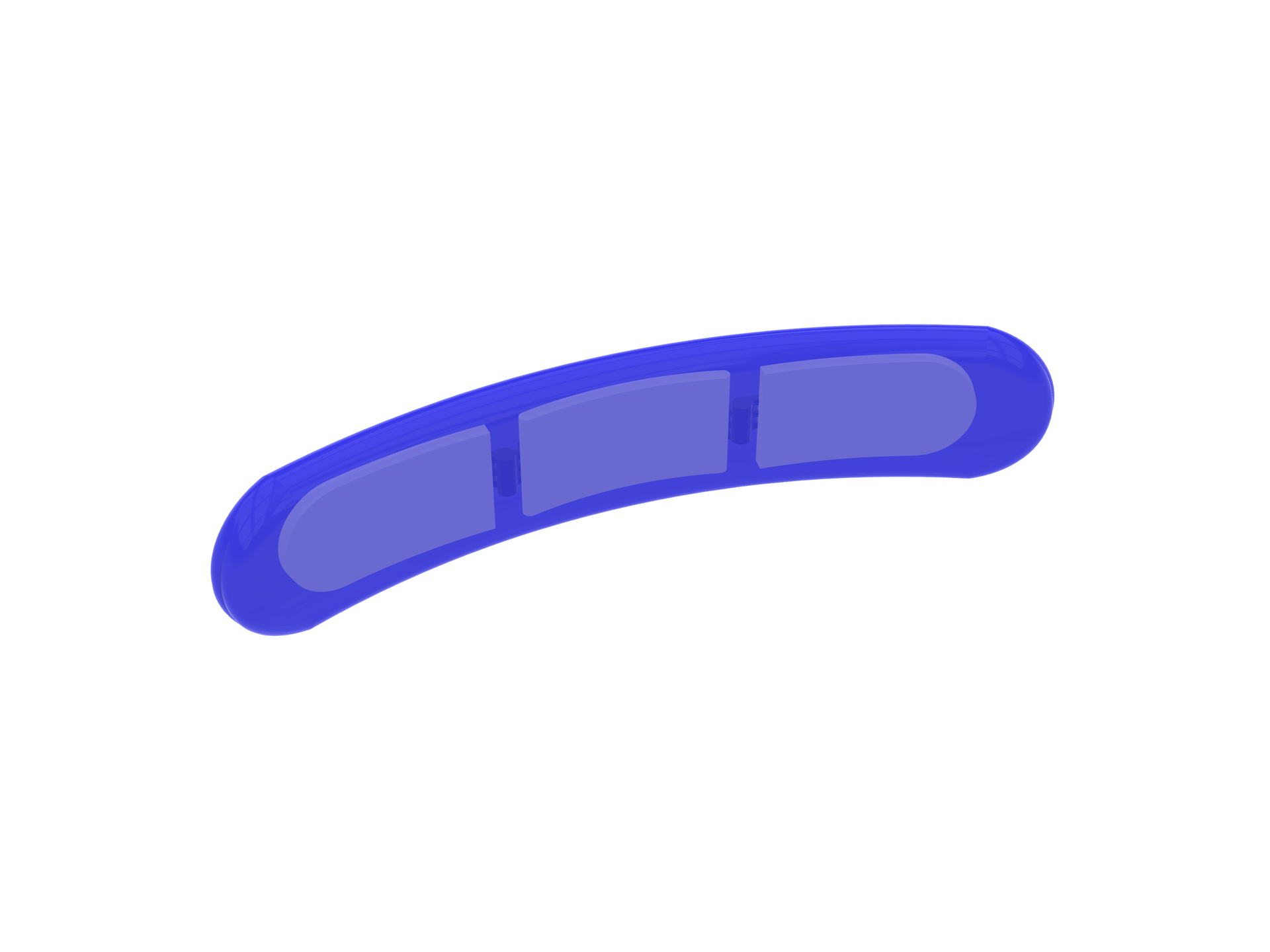 BioCurve Adjusta Headrest, Small three sections Low Profile Pad with Removable Height, Depth & Angle Adjustable Hardware