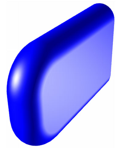 Flat Lateral Trunk Support Pads, from Back, pair