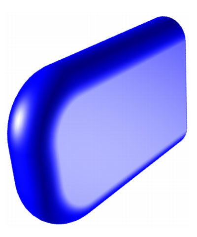 Flat Lateral Hip/Thigh Support Pads, from Back, pair