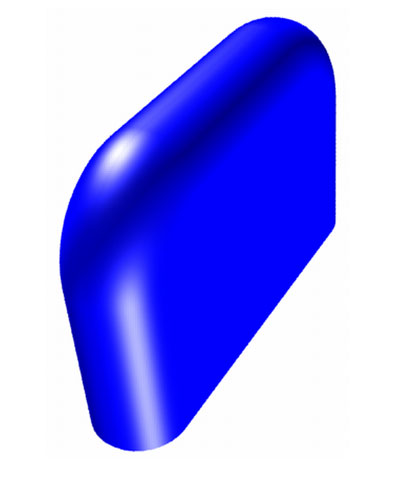 Flat Lateral Hip/Thigh Support Pads, from Seat, pair