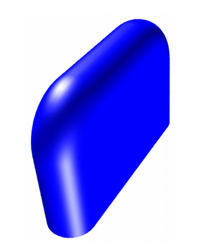Flat Lateral Knee Support Pads, pair