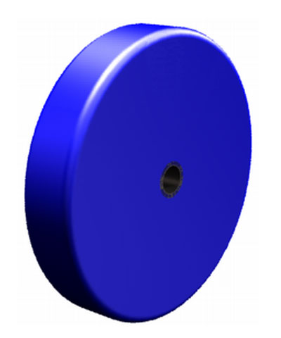 Round Shaped Lateral Knee Support Pads, pair