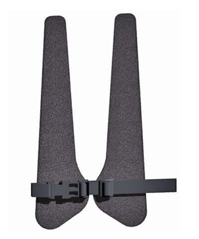 Stretch (Black Neoprene) "H"-Style Anterior Trunk Support