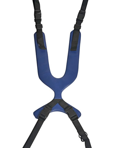 BioForm Semi-Stretch (Black Reverse Dartex) Low-Profile Anterior Trunk Support