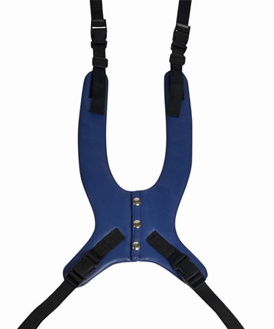 BioForm Non-Stretch (Color Vinyl) Standard Anterior Trunk Support, Snap Closure
