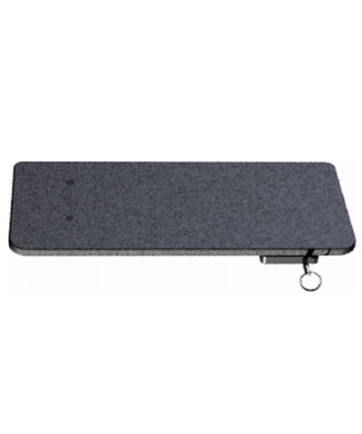 BioForm Double Leg (1 piece) Flip-Up Footplate, Self Centering Locking, for 20” Wheelchairs