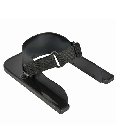 BioForm Solid Heel Cups with Straps w/ Velcro, pair