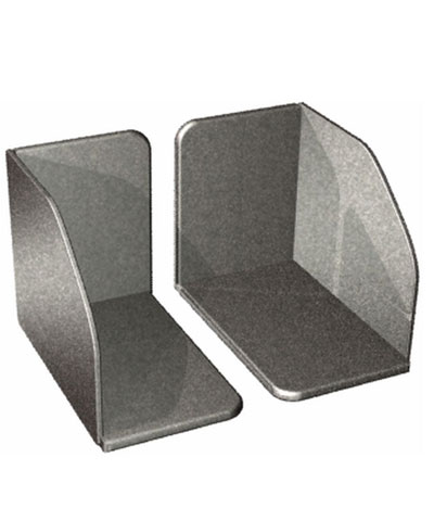 BioForm Single Leg Footbox, Hardware to secure from Seat Pan, for 20” Wheelchairs (pair)