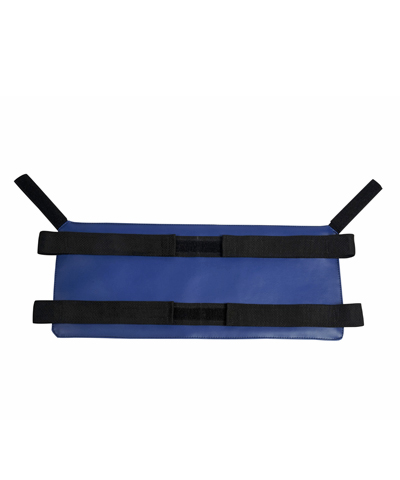BioForm Non-Stretch Soft Black Calf Panel, Covered w/ Vinyl (Naugahyde), 4 + 2 Straps w/ Velcro Closure