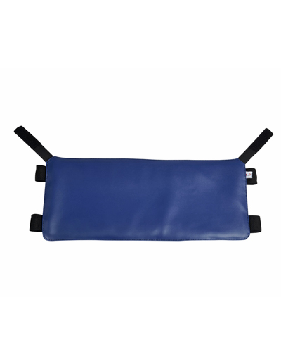 BioForm Custom Non-Stretch Soft Black Calf Panel, Covered w/ Vinyl (Naugahyde), Straps w/ Velcro Closure