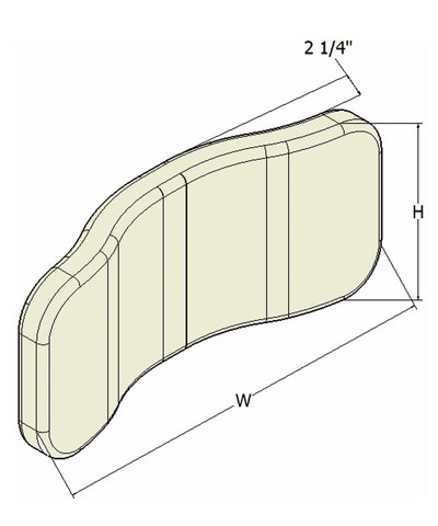BioCurve Headrest Pad